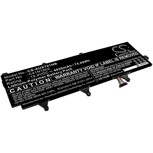 Battery for Asus GX701GX-EV058R GX735GM GX701GX-EV016R GX701GX-EV067T GX701GX-EV048T GX701GX-EV054T 0B200-03140100 C41N1802
