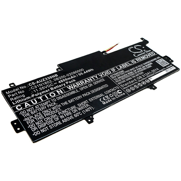 Battery for Asus Zenbook UX330UA-FB239T Zenbook UX330UA-FB025T Zenbook UX330UA-FB142T UX330UA-1B UX330UAK Zenbook UX330UA-DS74 Zenbook UX330UA-FB088T Zenbook UX330UA-FB109T 0B200-02090000 C31N1602
