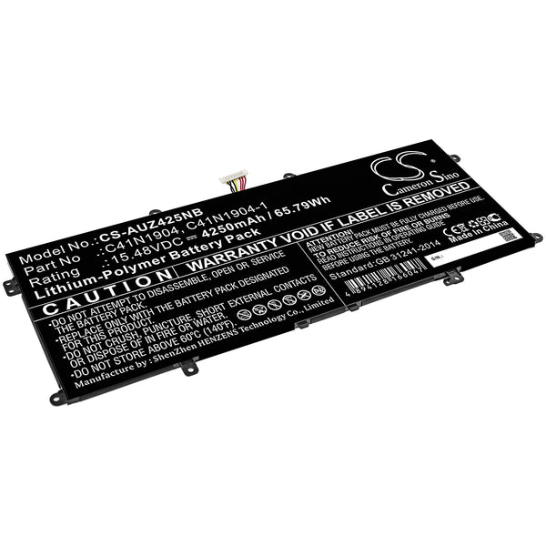 Battery for Asus UX425IA Zenbook 13 UX325EA-AH037R ZenBook 13 UX325EA-EG109T ZenBook 13 UX325JA ZenBook 13 UX325EA-AH005T ZenBock 13 UX325JA-AH024T 02B200-03660500 0B200-03660000 C41N1904 C41N1904-1