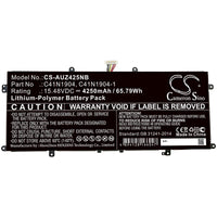 Battery for Asus ZenBook 13 UX325EA-EG110T Zenbook 13 UX325EA-EG022T ZenBook 13 UX325EA-EG124T Zenbook 13 UX325EA-EG071R ZenBook 13 UX325EA-EG065T 02B200-03660500 0B200-03660000 C41N1904 C41N1904-1