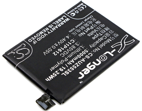 Battery for Asus ZE553KL ZenFone 3 Zoom ZenFone 3 Zoom Dual SIM LTE Zenfone 3 Zoom S C11P1612