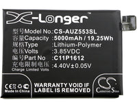 Battery for Asus ZE553KL ZenFone 3 Zoom ZenFone 3 Zoom Dual SIM LTE Zenfone 3 Zoom S C11P1612