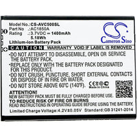 Battery for Archos 50c Neon AC1850A