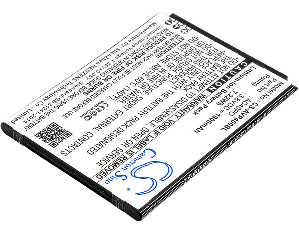 Battery for Archos 40 Power AC40PO BS975