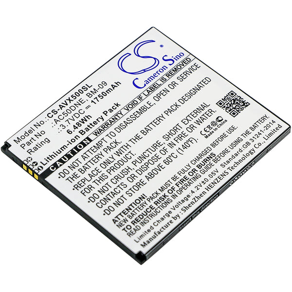 Battery for Archos 50D Neon A50D Neon AC50DNE ( 1ICP4/59/65 ) BM-09