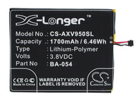 Battery for AUX i7 Air V950+ BA-054