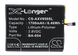 Battery for AUX i7 Air V950+ BA-054