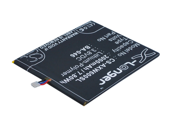 Battery for AUX S6 V950 W6 BA-046