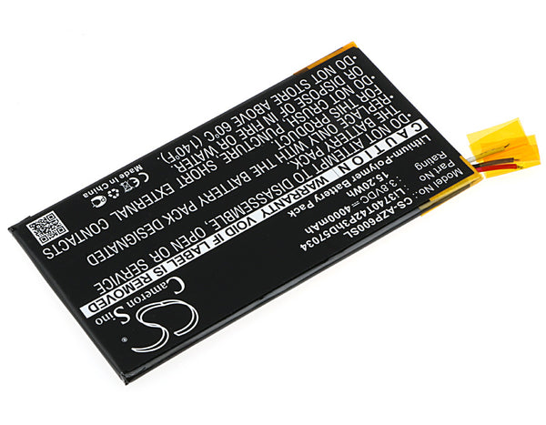 Battery for Amazing P6 Li3740T42P3hD57034