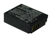 Battery for Panasonic Lumix DMC-TZ5 Lumix DMC-TZ5S Lumix DMC-TZ3S Lumix DMC-TZ3 Lumix DMC-TZ4S Lumix DMC-TZ4 Lumix DMC-TZ5K CGA-S007 CGA-S007A/1B CGA-S007A/B CGA-S007E CGR-S007E CGR-S007E/1B DMW-BCD10