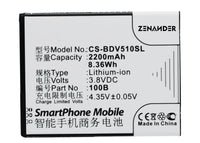 Zenander Battery for 100+ V5 V5100B 100B