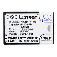 Battery for Bea-fon SL810 SL820 ICP5/44/61