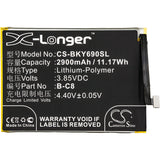 Battery for VIVO 1714 Y69 Y69 Dual SIM Y69 Dual SIM TD-LTE B-C8