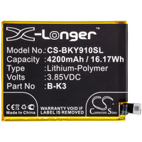 Battery for VIVO V1945A V1945T Y9S B-K3