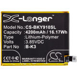 Battery for VIVO V1945A V1945T Y9S B-K3