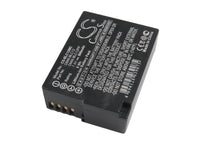 Battery for Panasonic Lumix DMC-G81 Lumix DMC-G7HK Lumix DMC-G6KK Lumix DMC-G6 Lumix DMC-G5K Lumix DMC-FZ200K Lumix DMC-FZ200GK &#x0D; Lumix DMC-GH2H DMW-BLC12 DMW-BLC12E DMW-BLC12GK DMW-BLC12PP