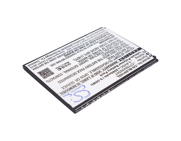 Battery for BLU D0010UU Dash X LTE D0010U C776043250T