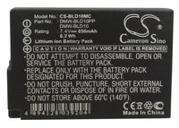 Battery for Panasonic Lumix DMC-G3WGK Lumix DMC-GX1EF-K Lumix DMC-G3W Lumix DMC-GX1 Lumix DMC-G3T Lumix DMC-GF2WW Lumix DMC-G3R Lumix DMC-GF2WR DMW-BLD10 DMW-BLD10E DMW-BLD10GK DMW-BLD10PP