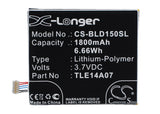 Battery for BLU L150u Life PLAY S CA385863HV P104INTRNL P104-J430 TLE14A07