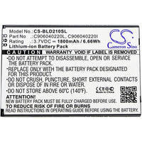 Battery for BLU D210 D210L D210U Diamond M C906040220I C906040220L