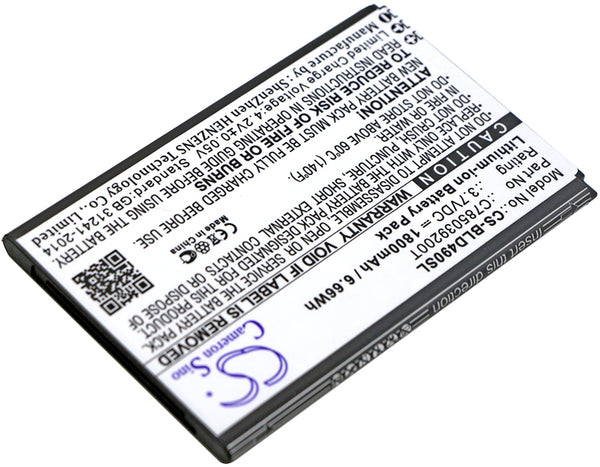 Battery for BLU D090L D090U D110L D110U D490L D490U Dash G Dash M2 Dash X2 C785039200T