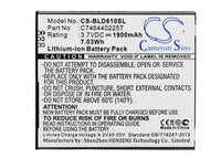 Battery for BLU D610 D610A D610i Studio 5.5 C746440225T