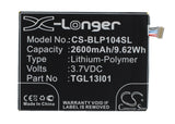 Battery for Wiko Darkside Darside TLG15G08