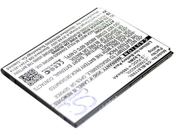 Battery for BLU S170 Studio G HD C766004220L
