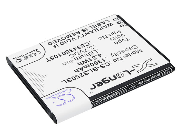 Battery for BLU Hero JR S250 S250X C534350105T