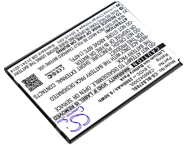 Battery for BLU S270Q Studio C 8.8 C866042300L