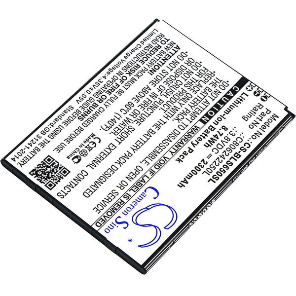 Battery for BLU S0350WW S650P Studio J8 LTE C806242250L