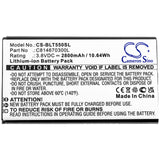 Battery for BLU T550 Tank 2.4 Torch C814670300L