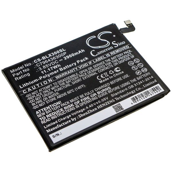 Battery for BLU V0210WW VIVO XL3 PLUS C796436300P