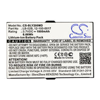 Battery for BIOLICHT AnyYiew A2 12-100-0017 LB-02B