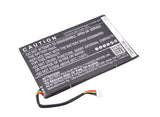 Battery for Barnes & Noble BNRV500 Glowlight WiFi Nook Glowlight B01PQIL