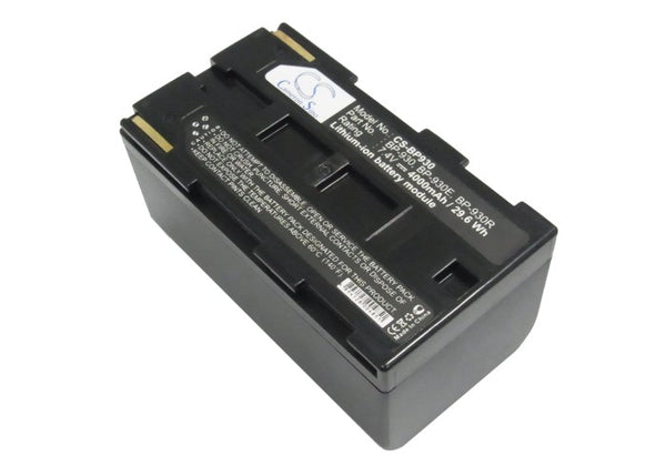 Battery for Canon V40 GL2 ES5000 G10 Optura GL1 V400 ES6000 UCV20Hi ES8200V UCV200 ES8100V UCV20 ES8000V UCV10Hi e1 ES75 UCV100 C2 ES7000V UCV10 E2 ES7000ES UC-X55 ES6500V BP-930 BP-930E BP-930R