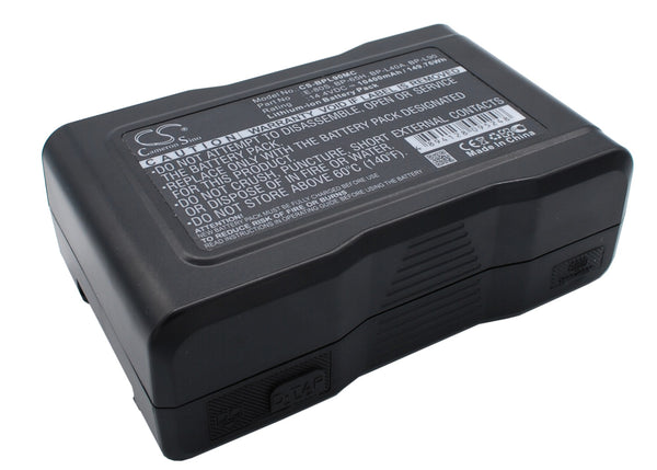 Battery for Sony DNW-A25WSP (Portable Recorder) PDW700 DSR-390L DVW-250P (Videocassette Record BP-IL75 BP-GL95A BP-GL95 BP-GL65 BP-90 E-80S BP-65H E-7S E-70S E-50S BP-L90A BP-L90 BP-L80S BP-L60S