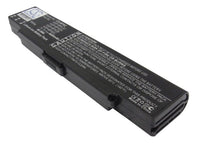 Battery for Sony VAIO VGN-AR21M VAIO VGN-SZ4MN/ B VAIO VGN-FE31Z VAIO VGN-FJ78GP/ B VAIO VGN-FT73DB VAIO VGN-S5VP/ B.G4 VAIO VGN-AR150G VAIO VGN-SZ48CN VGP-BPL2C VGP-BPS2 VGP-BPS2A VGP-BPS2B VGP-BPS2C