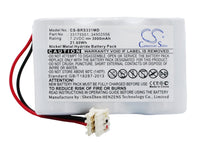 Battery for B.braun McGaw Vista Basic Infusion Pum Vista Basic Vista Basic Infusion Pump 33175551 34502556 OM11443