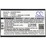Battery for BT Elements 1K 43048