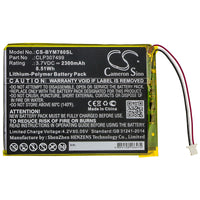 Battery for Boyue likebook Mars 7.8" CLP307499