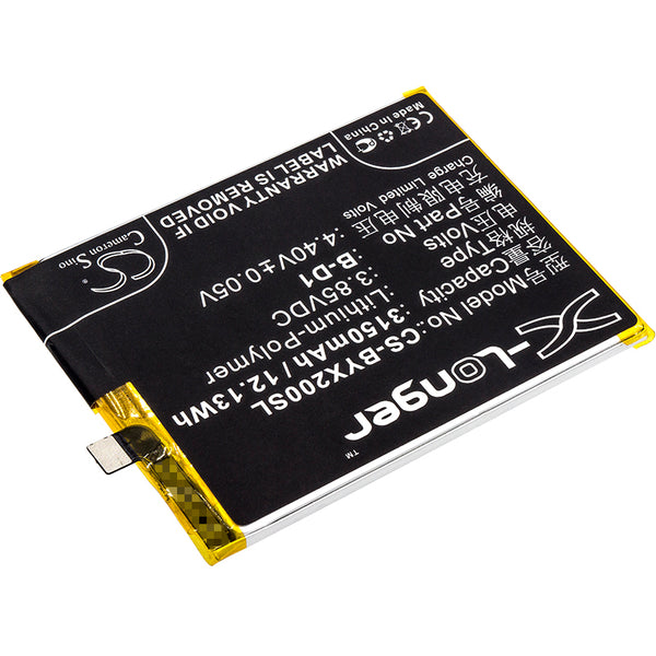 Battery for VIVO X20A X20A Dual SIM X20A Dual SIM TD-LTE B-D1
