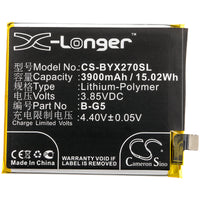 Battery for VIVO V1829 V1829A X27 X27A B-G5