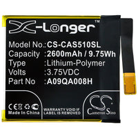 Battery for CATERPILLAR S50c 023.B0008.0061 A09QA008H