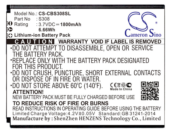Battery for Cubot S308 S308