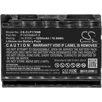 Battery for Sager NP8130 NP8131 NP8150 NP8151 NP8170 NP8268 NP8268-S NP8278 NP8278-S NP8298 NP9130 NP9150 NP9170