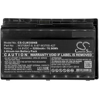 Battery for Schenker XMG A704-5AN XMG A704-8ON XMG A704-3IW XMG A722 XMG A704-7OX W370ST XMG A704-3ET XMG A723-1IM XMG A704-3EW XMG A704-9AW XMG A704 XMG A704-9IP XMG A704-3AP XMG A704-3ED