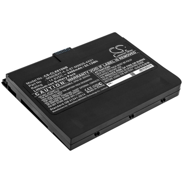Battery for Clevo X8100 6-87-M980S-4X51 M980BAT-4
