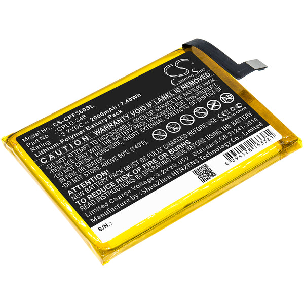 Battery for Orange Fova CPLD-348