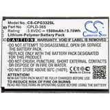 Battery for T-Mobile 3320A Rogue CPLD-365